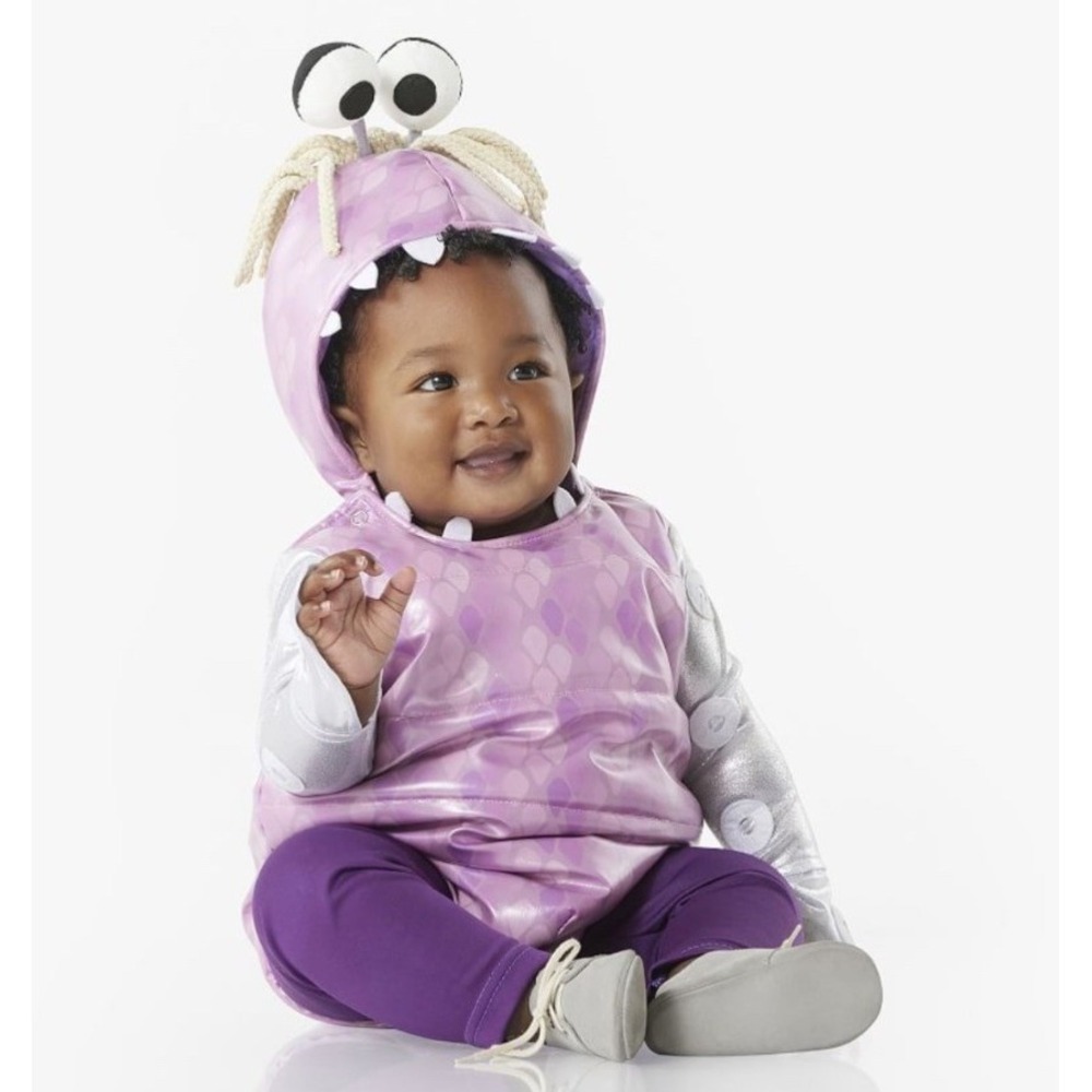 Disney Pixar Monsters Inc Boo Costume Infant Toddler Purple Monster Halloween